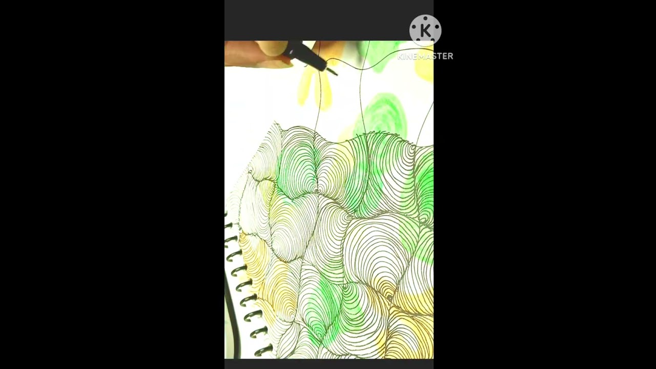 Mind Relaxing Exercise with art 🎭!  Cool your mind with  drawing 