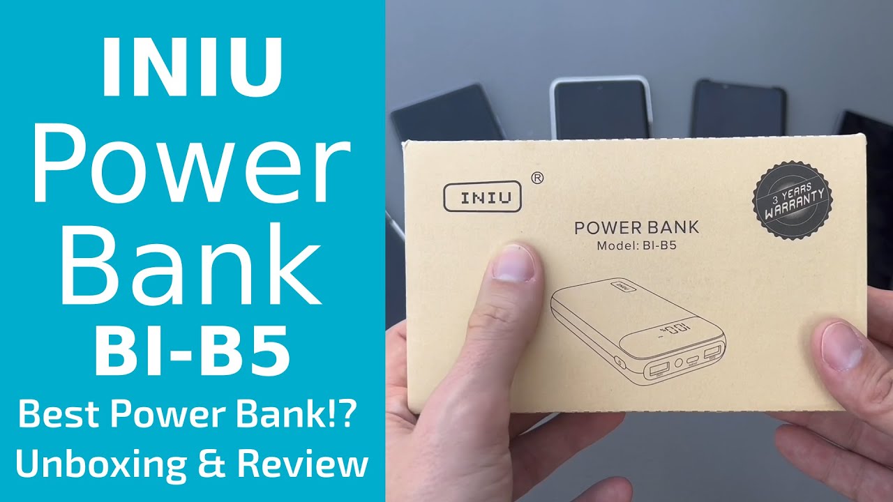 B5 20,000mAh Power Bank by INIU