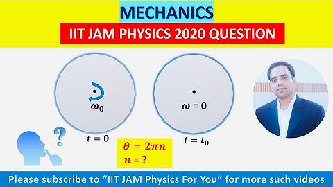 Mechanics IIT JAM I IIT JAM Physics PYQ I #IITJAM #PhysicsJAM