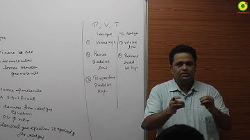IIT JEE Chemistry - GASEOUS STATE | NV SIR ( B.Tech. IIT Delhi)