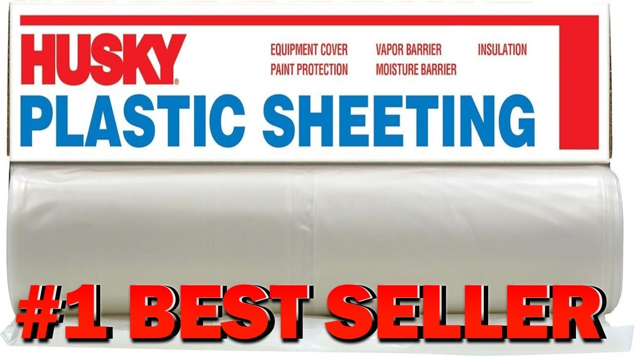 Pallet (56 Rolls) of 10 x 100 Poly America 610C Husky Clear 6 Mil Low - B0D84HZDG2