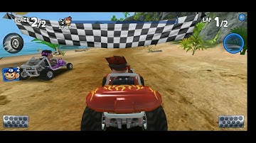 Beach Buggy Racing: easy street level 4,5 and unlocked leilani