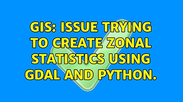 GIS: Issue Trying to create Zonal Statistics using Gdal and Python. (2 Solutions!!)