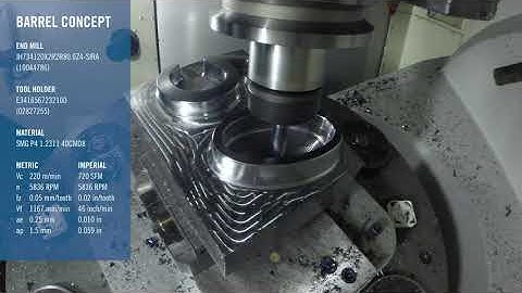 5-axis Machine cutting number fifty | Seco Tools