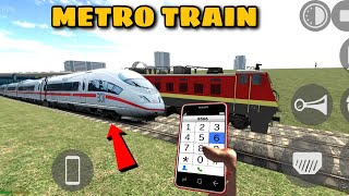 METRO TRAIN REAL CHEAT CODE | Indian Bike Driving 3d Metro Train | Indian Bike Driving 3d screenshot 5