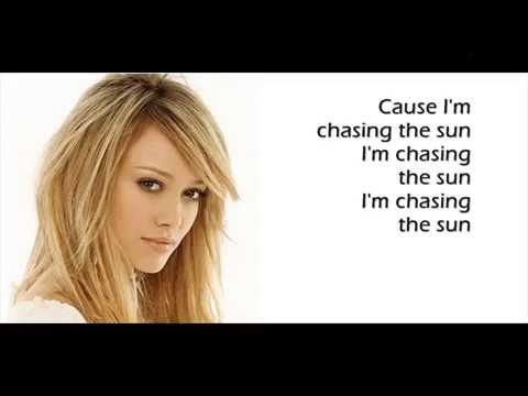 Hilary Duff - Chasing the Sun (Lyrics)