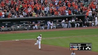 CLE@BAL: Davis cranks a solo shot in the 4th