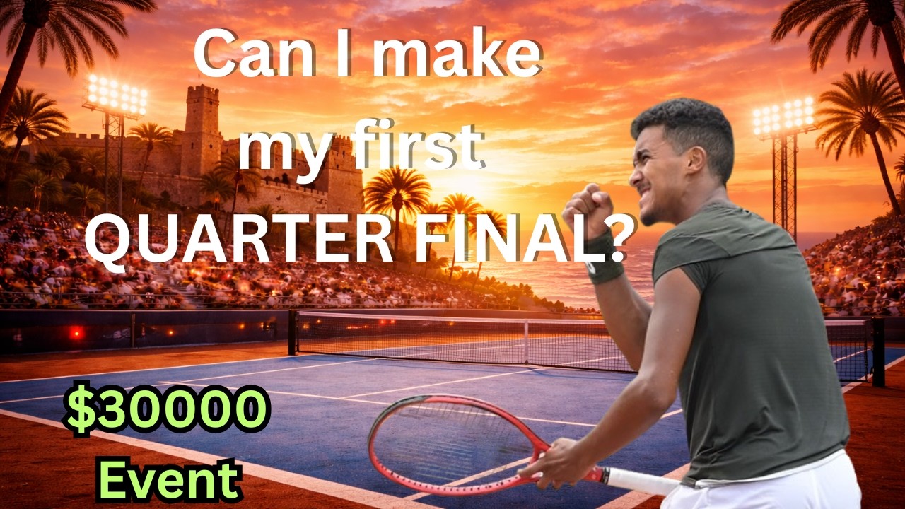 FIGHTING for my 1st QF | $30K PRO tennis event Monastir Tunisia