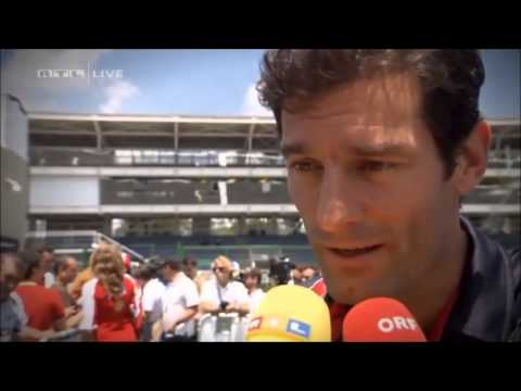 GOOD BYE MARK WEBBER F1 2013