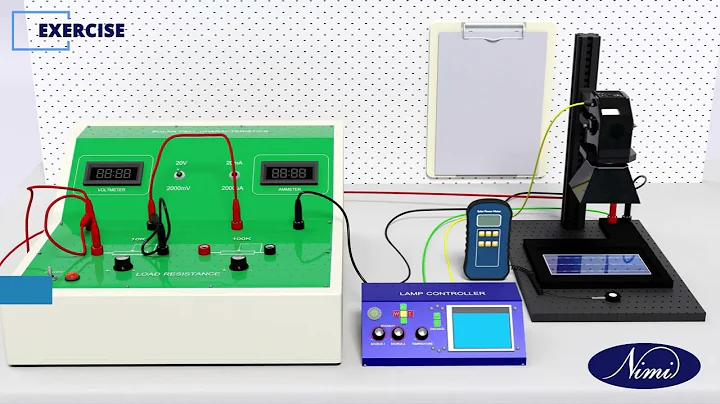 Plot I - V curve for  PV cell based on illumination at constant temperature | NIMI |DIGITAL|KANNADA|