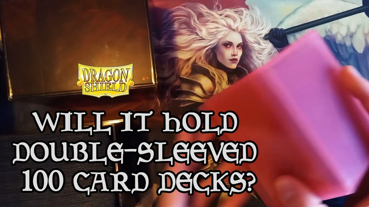 What's the best deckbox for 100 card double sleeved Magic: The Gathering EDH Commander decks What's the best deckbox for 100 card double sleeved Magic: The Gathering EDH Commander decks