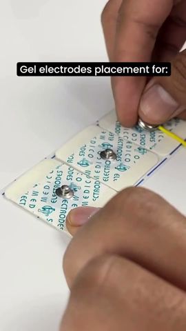 Record electrical signals from your body using gel electrodes #neuroscience #experiment #eeg #ecg