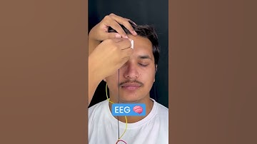 Record electrical signals from your body using gel electrodes #neuroscience #experiment #eeg #ecg