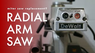 Tuning a 125 craigslist radial arm saw cutting wooden threads