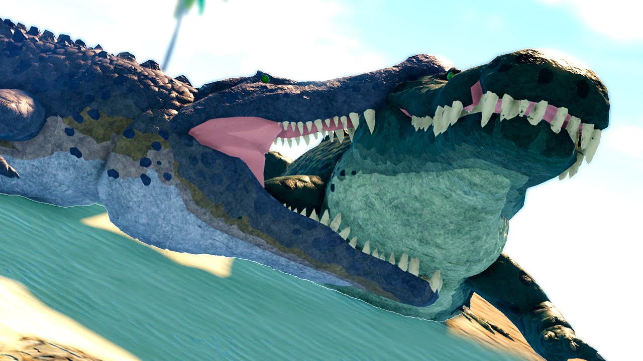 NÃO Entre no PÂNTANO, Jogando com Deinosuchus! - Fallen Ashes ROBLOX (PT-BR)