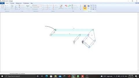 ROBOTIC ARM-USING LINKAGE SOFTWARE
