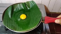 GORENG TELUR PAKAI DAUN PISANG TANPA MINYAK - Durasi: 3.05. GORENG TELUR PAKAI DAUN PISANG TANPA MINYAK - Durasi: 3.05.