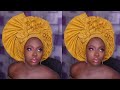 2020 Trending Gele Tutorial - Fan Gele - Head Wrap