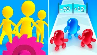 Max Levels Join Clash 3D Vs Join Blob Clash 3D🟦🟦😍New Update Gameplay DR4Q