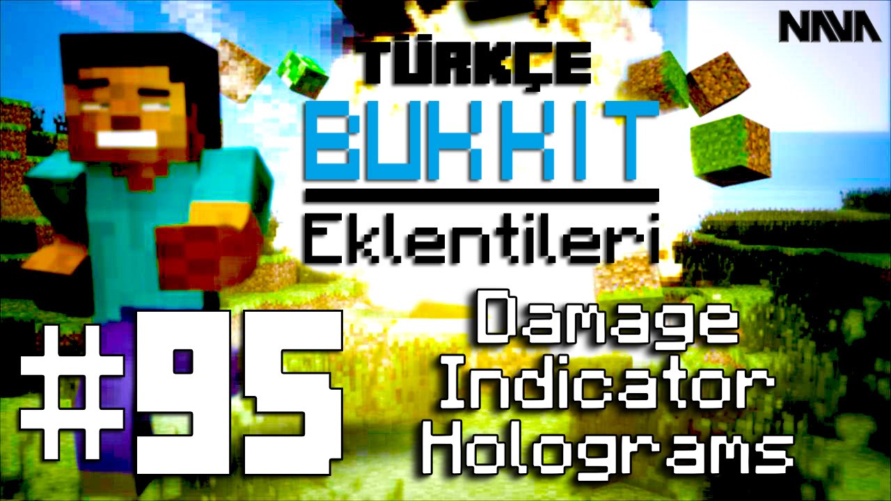 Türkçe Bukkit Plugin Tanıtımı-95: Damage Indicator Holograms - YouTube