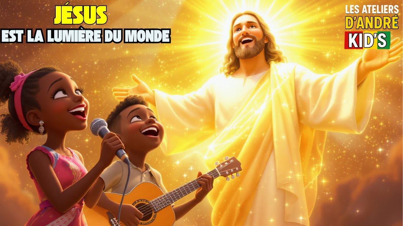 JÉSUS EST LA LUMIÈRE DU MONDE ✨ | Chanson Afrobeat Gospel pour Enfants