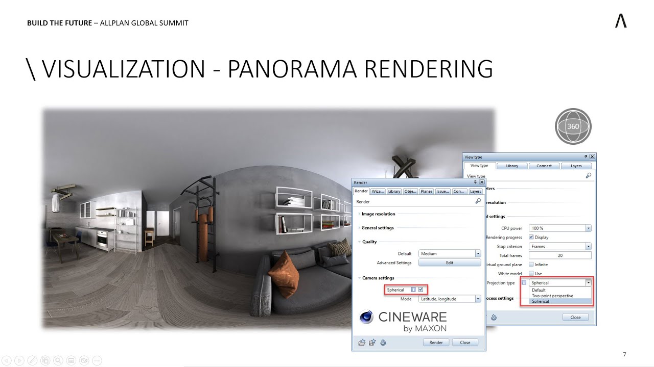 Panorama Rendering - YouTube