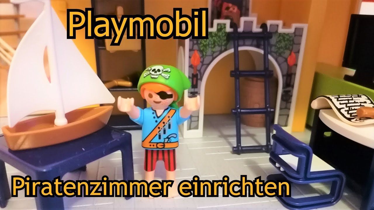 Playmobil I Neues Kinderzimmer für Timo einrichten I Piratenzimmer
