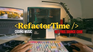 Refactor Time – Ambient Coding Music for Full Concentration | Free Simple Portfolio Source Code