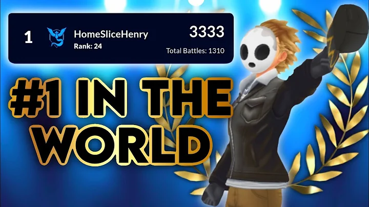 I hit *RANK 1 IN THE WORLD* for the VERY FIRST TIME! | Pokémon Go Battle League