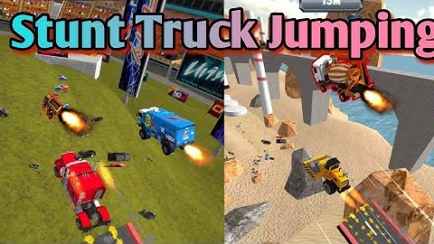 Stunt Truck Jumping gameplay #stunt #gaming #gameplay