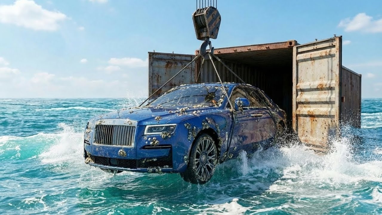 ROLLS-ROYCE PERFECT After 20 YEARS 300m DEEP! 😱 Container Reveal Live