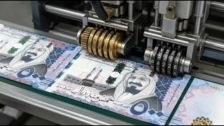 Inside the Saudi Riyal Factory | How Saudi Money Is Printed Step by Step