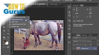 How to Use the Adobe Photoshop Healing Brush and Patch - CS5 CS6 CC Tutorial
