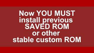 STEP 2 - BRICK Android phone  after bad install ROM screenshot 4