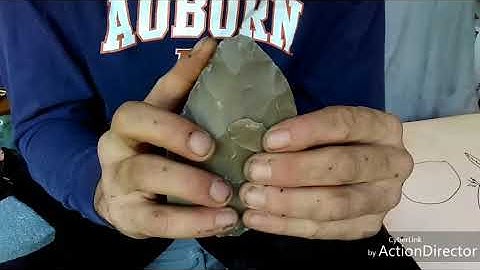 Percussion knapping 101 part 2, thinning  the biface