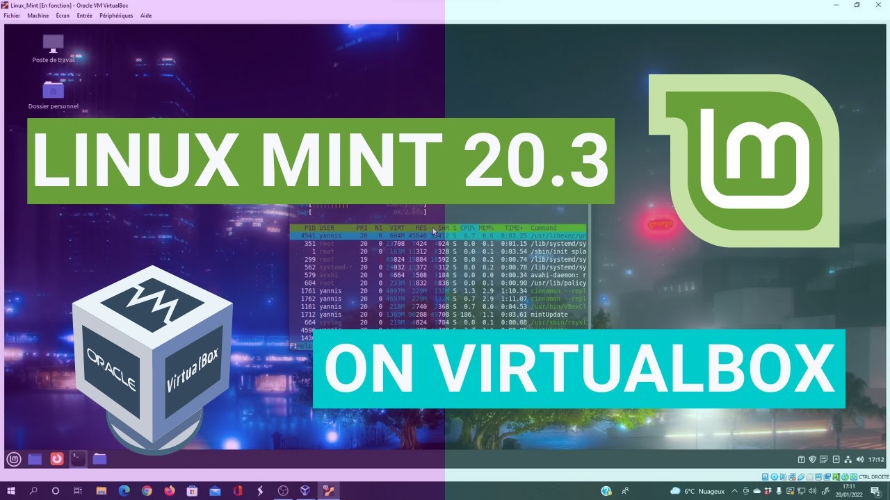 Install Linux Mint 20.3 Cinnamon on Oracle VM VirtualBox - YouTube