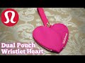 Lululemon Dual Pouch Wristlet Heart Review