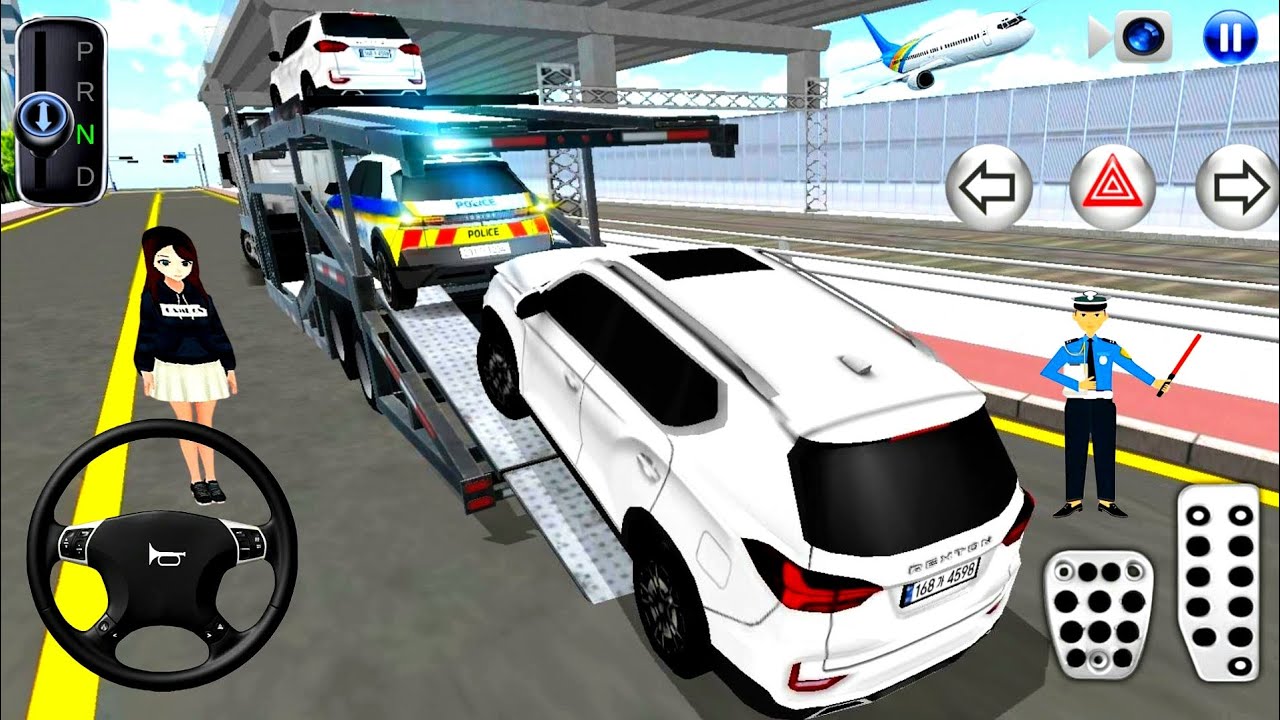 New Rexton SUV Car Transport to Building Parking Garage🚘 3D Driving Class 2025 - Android Gameplay🎮