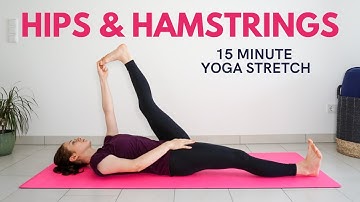 15 min Yoga Stretch For HIPS, HAMSTRINGS & LOWER BACK | Relaxing Yoga At Home | Yoga with Uliana