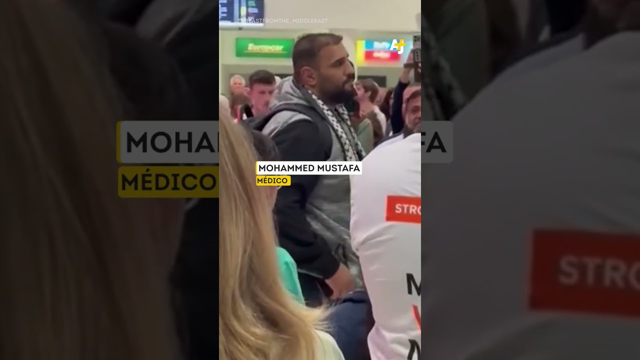 استُقبل الطبيب استقبال الأبطال بعد وصوله من غزة.