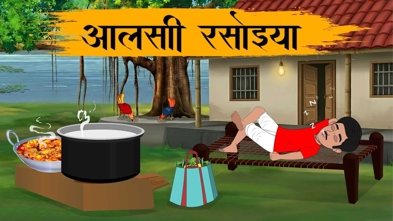 आलसी रसोइया | Aalasee Rasoiya | Hindi Stories | Hindi Moral Stories | Kahaniya
