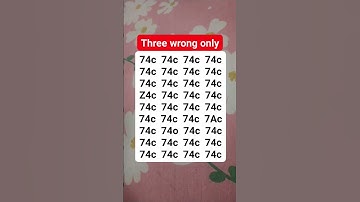 Three wrong only #brainteaser #search #find #shortvideo