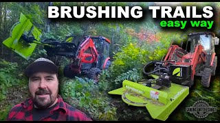 Cutting Brush on MILES OF TRAILS the Easiest Way Possible