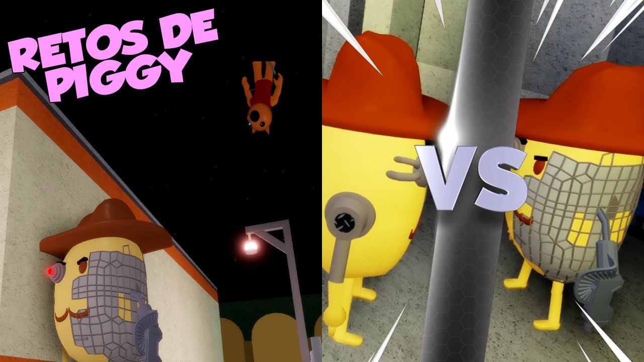 RETOS EN PIGGY PARTE 6 VERSION MUY RANDOM // ROBLOX FUNNY MOMENTS