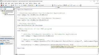 Solidworks Macro - Open Saved Documents
