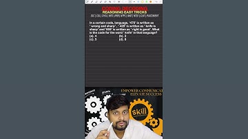 Competitive Reasoning for Govt & Placement Exams 🧠 #upsc  #ssc #ibps #rrb  #challenge #olympiad