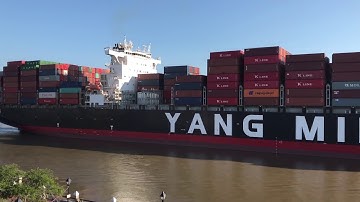Savannah, Georgia - Port of Savannah YM Upsurgence Departure HD (2017)