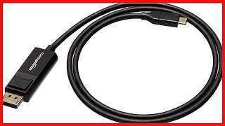 Amazon Basics Bi-Directional USB-C to DisplayPort Cable - 3-Foot