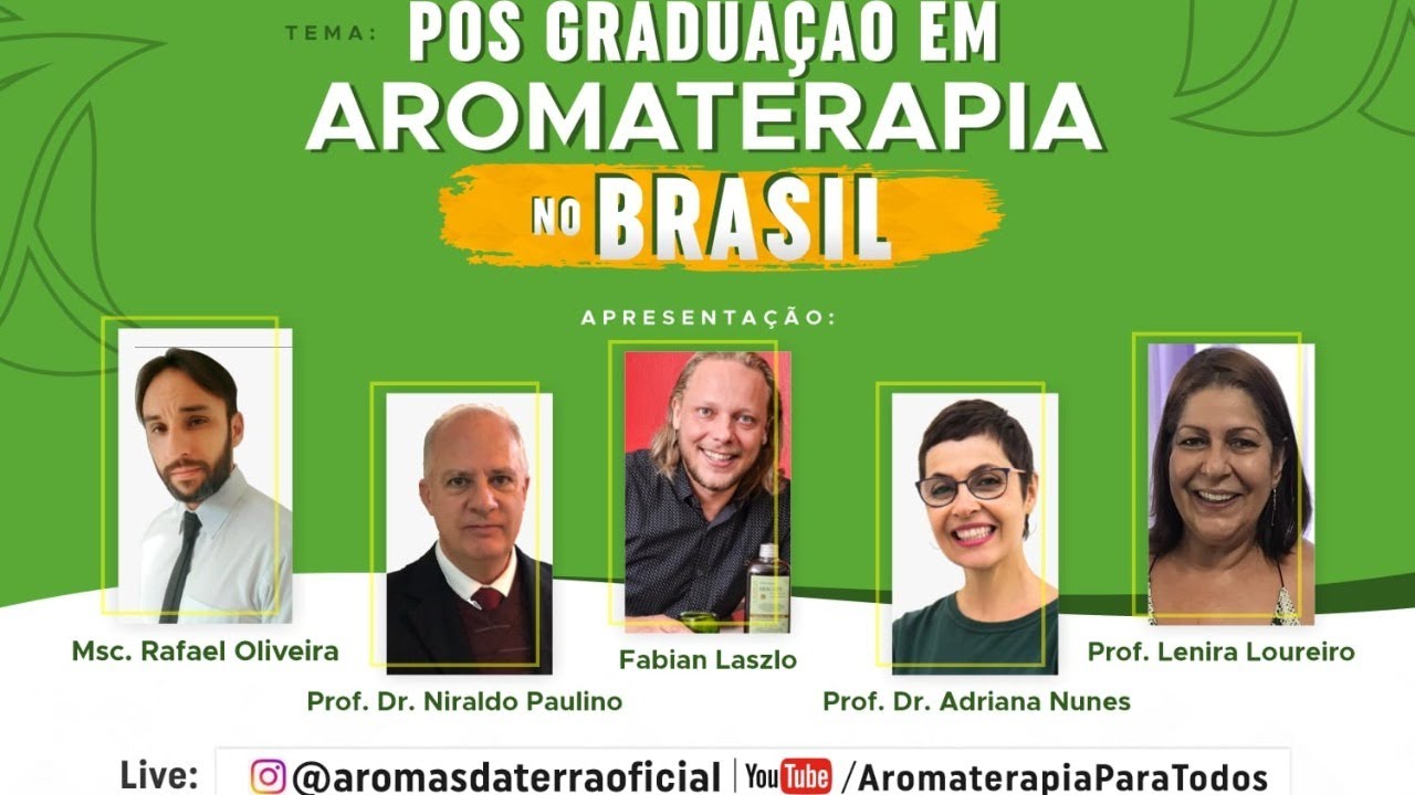 Pós Graduação em Aromaterapia no Brasil - YouTube