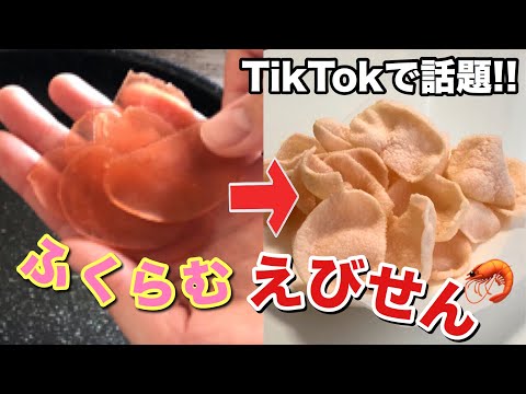 【咀嚼音】TikTokで流行っているあのお菓子でASMRやってみた